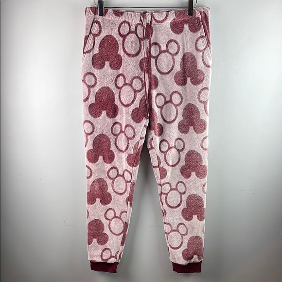 Disney Pants - Disney Mickey fuzzy pants Size L